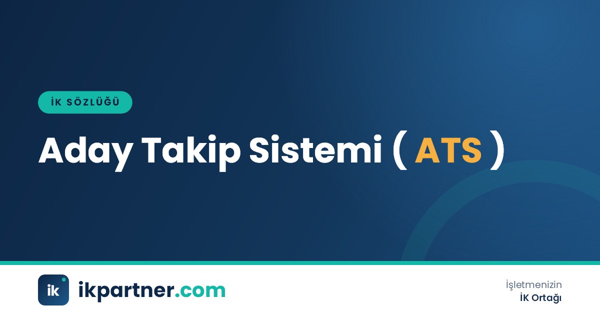 Aday takip sistemi (applicant tracking system, ATS) kavramını anlatan İK sözlüğü kapak görseli