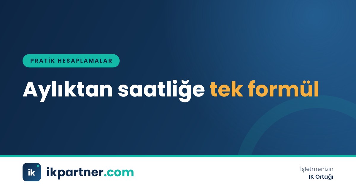 Aylık ücretin günlük ve saatlik ücrete dönüşümünü gösteren hesap tablosu ve takvim