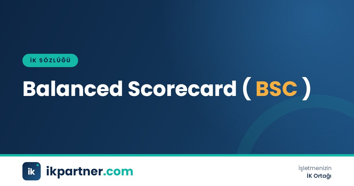 Balanced scorecard (BSC) ve dört performans boyutunu anlatan İK sözlüğü kapak görseli