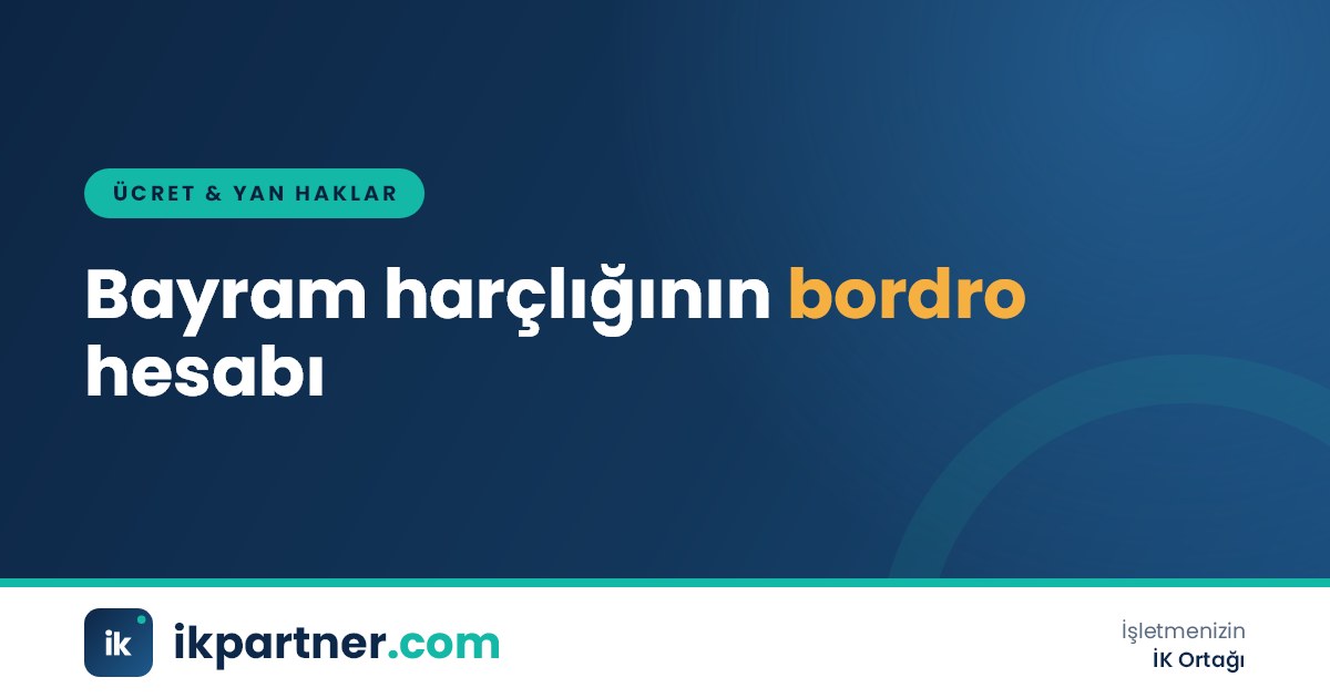 Bayram süslemeleri arasında zarf, hesap makinesi ve bordro tablosunun yer aldığı masa