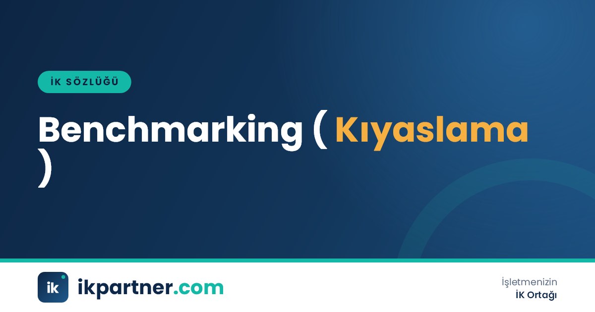 Benchmarking (kıyaslama) kavramını İK açısından anlatan İK sözlüğü kapak görseli