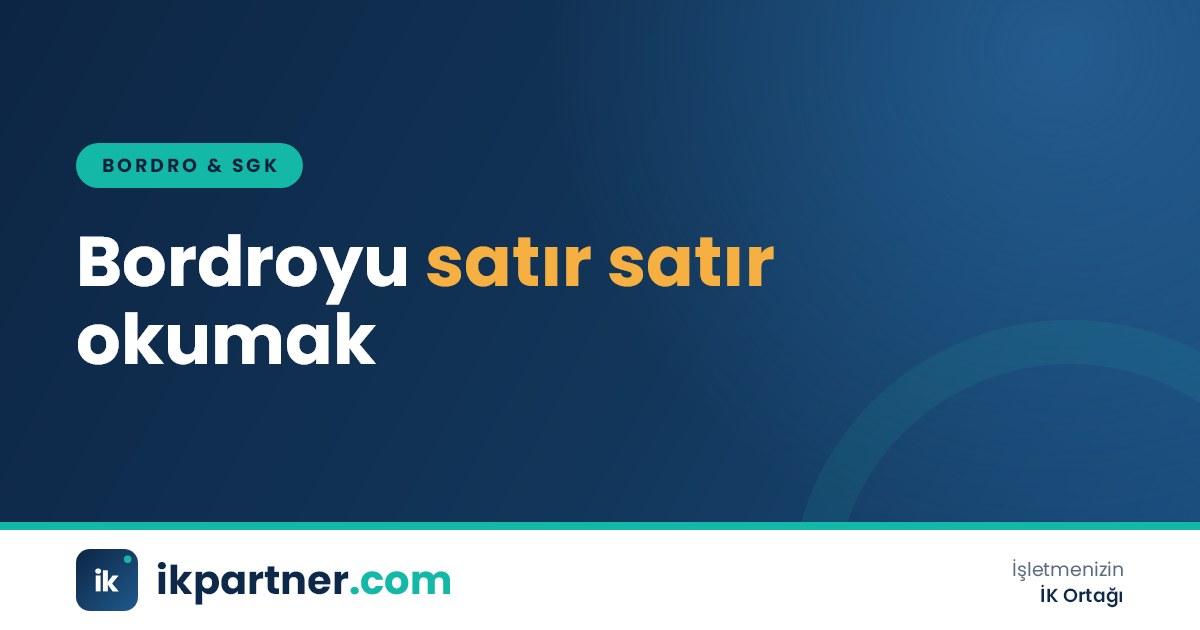 Kazanç, kesinti ve işveren payı bölümleri renkli işaretlenmiş örnek maaş bordrosu