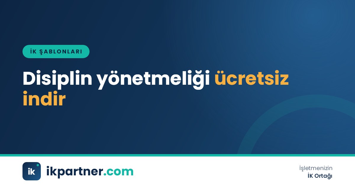 Disiplin yönetmeliği Word şablonunda ihlal kategorileri ve yaptırım tablosunun görünümü
