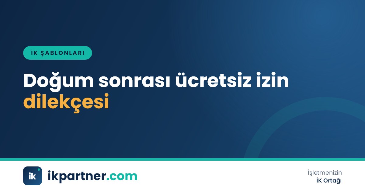 Doğum sonrası ücretsiz izin dilekçesi Word şablonu, bebek arabası ve takvim simgeli kapak