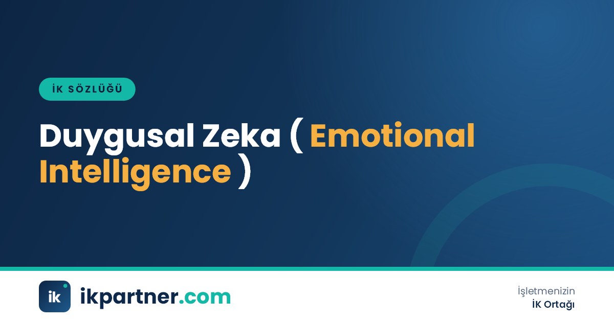 Duygusal zeka (emotional intelligence, EQ) boyutlarını anlatan İK sözlüğü kapak görseli