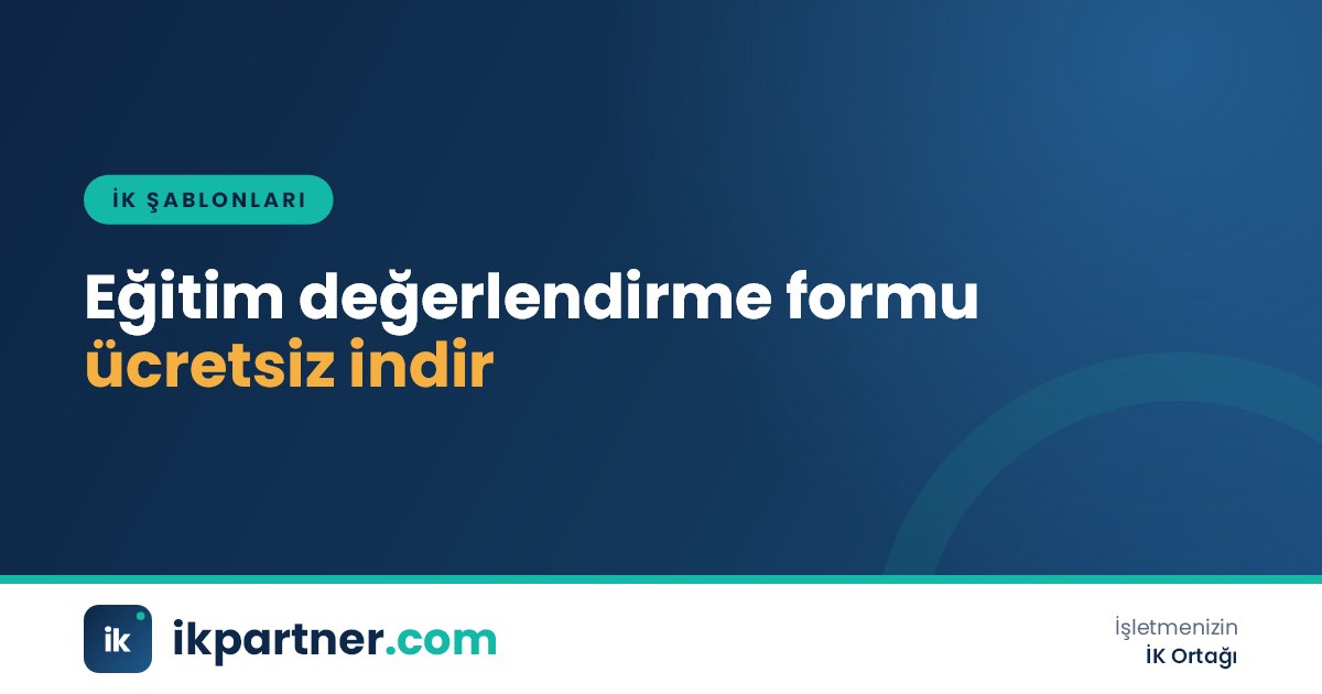Eğitim değerlendirme formu Word şablonu, 1–5 ölçekli katılımcı geri bildirim tablosu