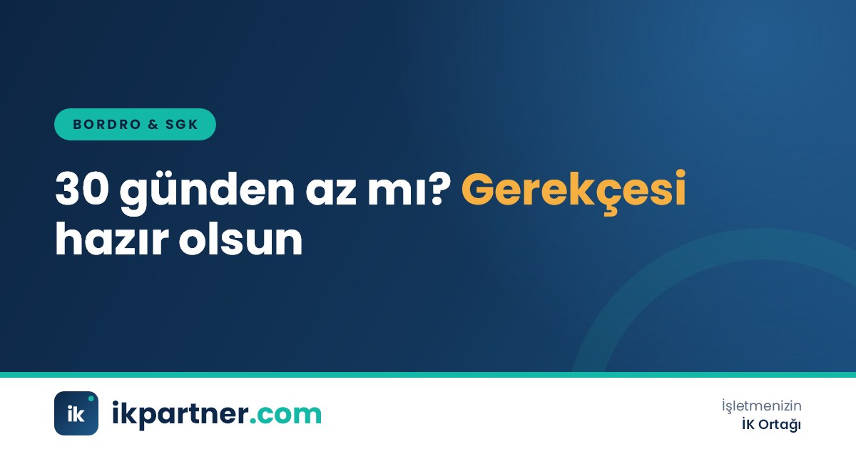 Takvim üzerinde işaretlenmiş eksik günler ve yanında puantaj cetveli