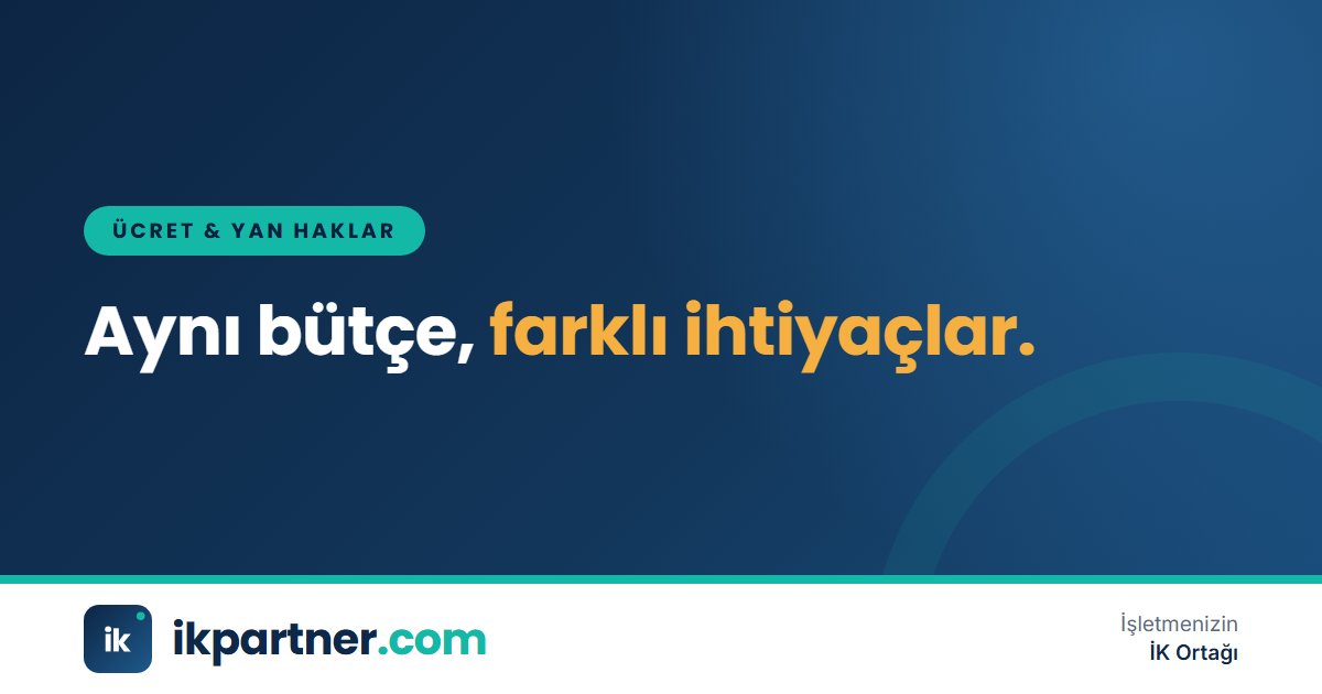 Dijital ekranda yan hak seçeneklerinden kendi paketini oluşturan çalışan