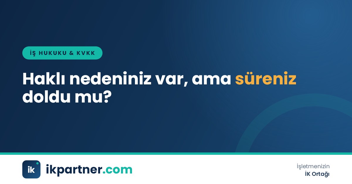 Takvim üzerinde işaretlenmiş altı iş günü ve fesih belgesini gösteren görsel