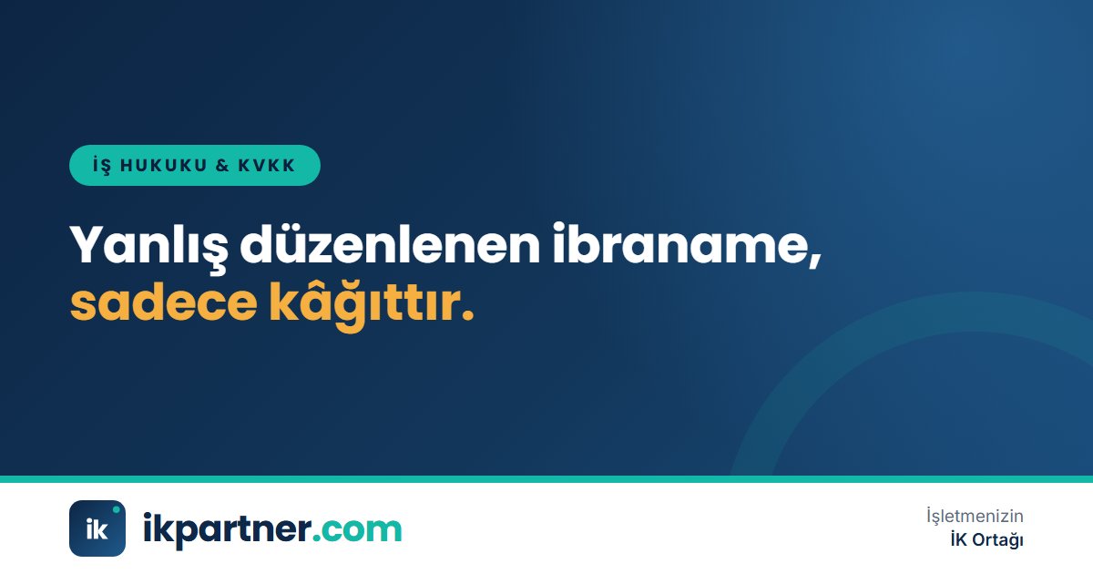 Çalışanın ayrılışında imzalanan ibra belgesi ve banka dekontunu gösteren görsel