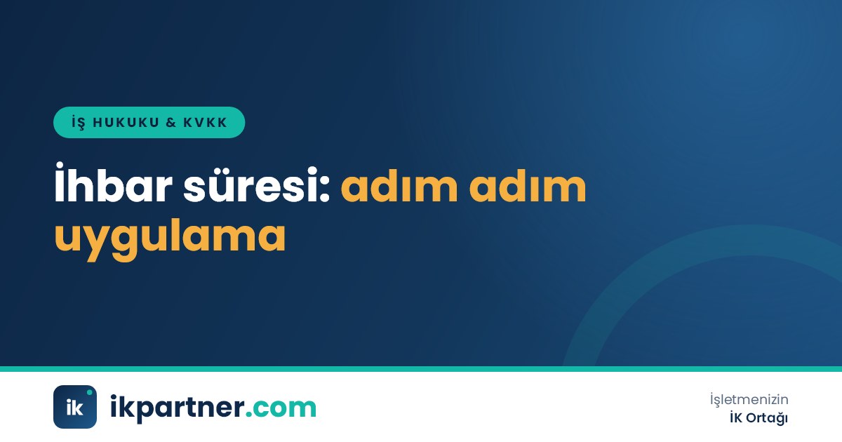 Fesih bildirimi, takvim üzerinde işaretlenmiş ihbar süresi ve iş arama izni çizelgesi