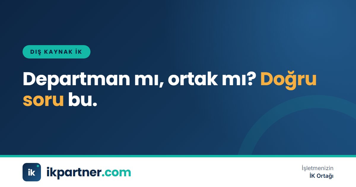 İç İK ekibi ile dış kaynak İK modelini terazide karşılaştıran kapak görseli