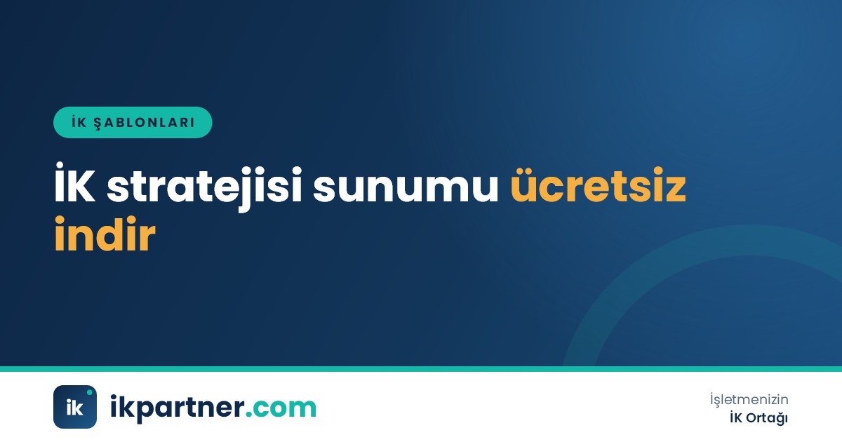 İK stratejisi sunumu PowerPoint şablonu: GZFT, öncelikler ve yol haritası kapak görseli