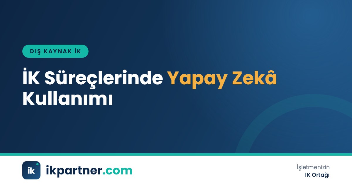 İK süreçlerinde yapay zekâ kullanımını ve KOBİ'ler için yol haritasını anlatan kapak görseli