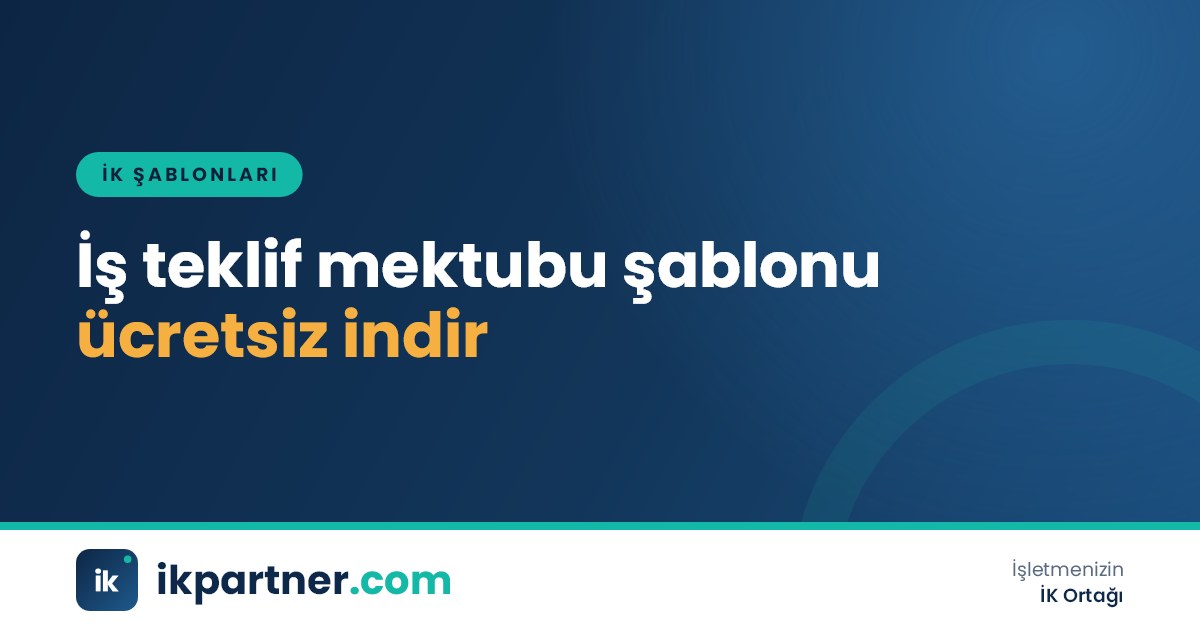 İş teklif mektubu şablonu Word dosyası, imza kalemi ve zarf bulunan kapak görseli