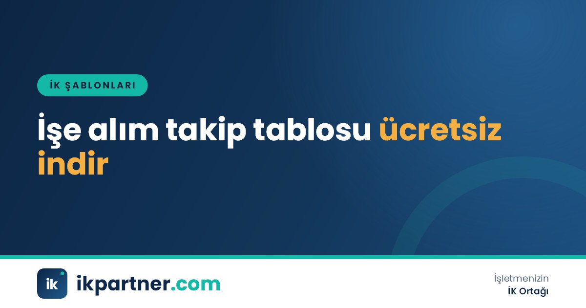 İşe alım süreci takip tablosu Excel şablonu, aday aşamaları ve özet grafikleri içeren kapak görseli