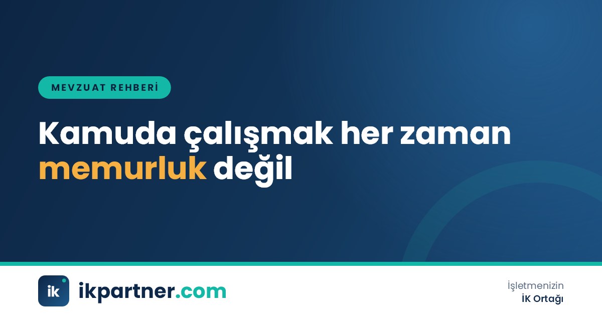 Bir kamu kurumunun bahçesinde iş kıyafetleriyle çalışan teknik personel