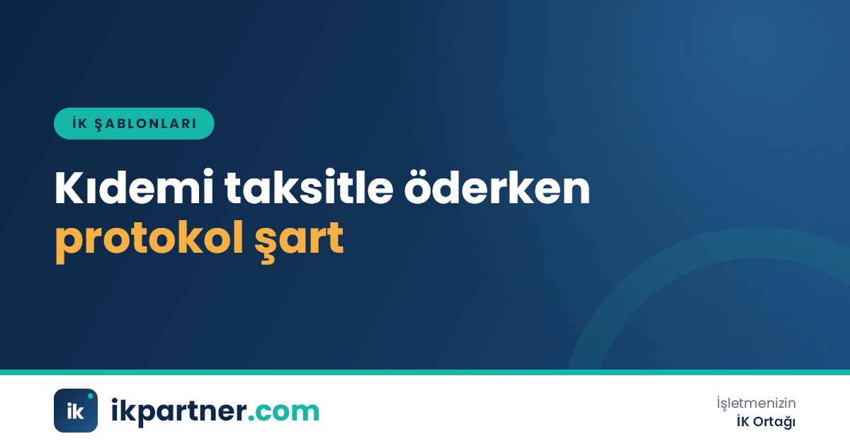 İşveren ve eski çalışanın kıdem tazminatı taksitli ödeme protokolünü imzaladığı toplantı masası