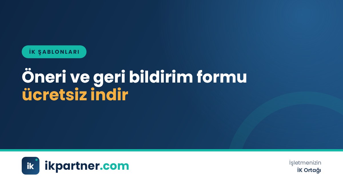 Öneri ve geri bildirim formu Word şablonu, çalışan önerisi ve komite değerlendirme tablosu