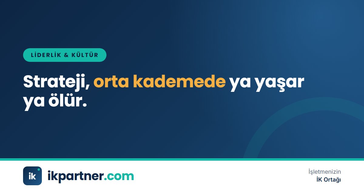 Üst yönetimle saha ekibi arasında köprü kuran bir orta kademe yöneticinin sunumu