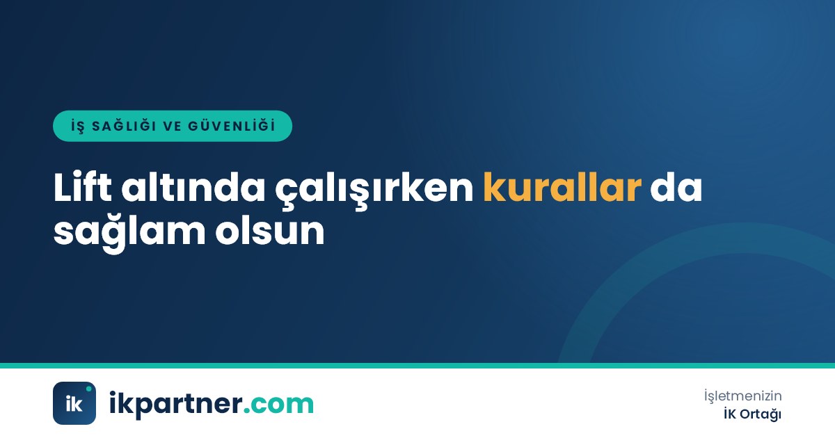 Kaldırma liftine alınmış bir aracın altında çalışan oto servis teknisyeni