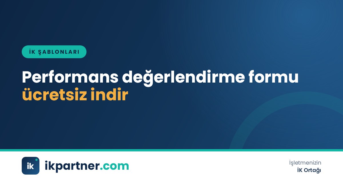 Hedef ve yetkinlik bölümleri olan performans değerlendirme formu Word şablonu kapak görseli
