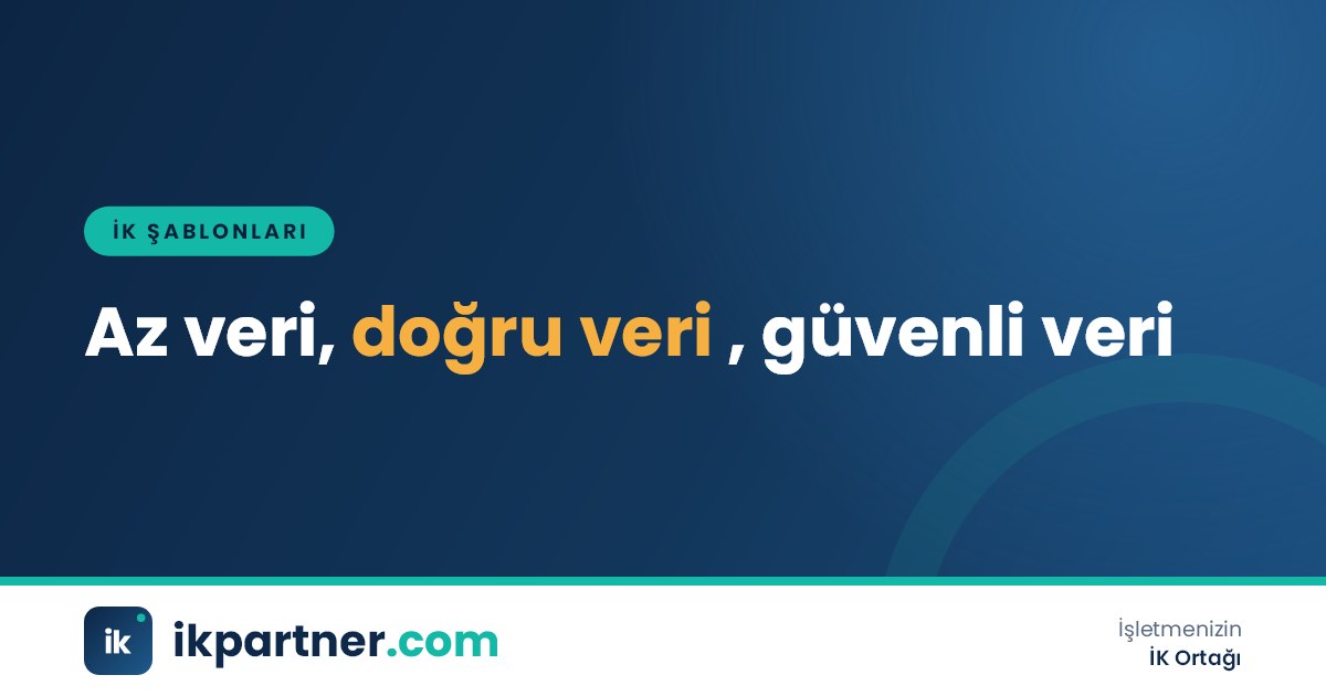 Yeni çalışanın doldurduğu personel bilgi formu ve yanında kişisel verilerin korunması aydınlatma metni