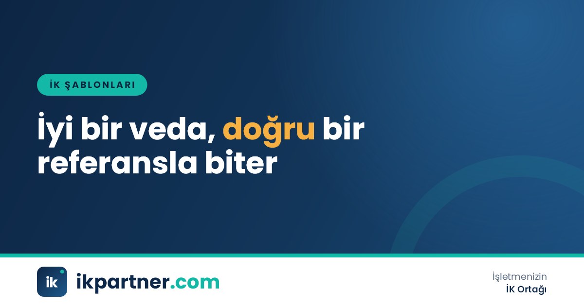 Şirket antetli kâğıda yazılmış ve yönetici tarafından imzalanmış referans mektubu ile zarf