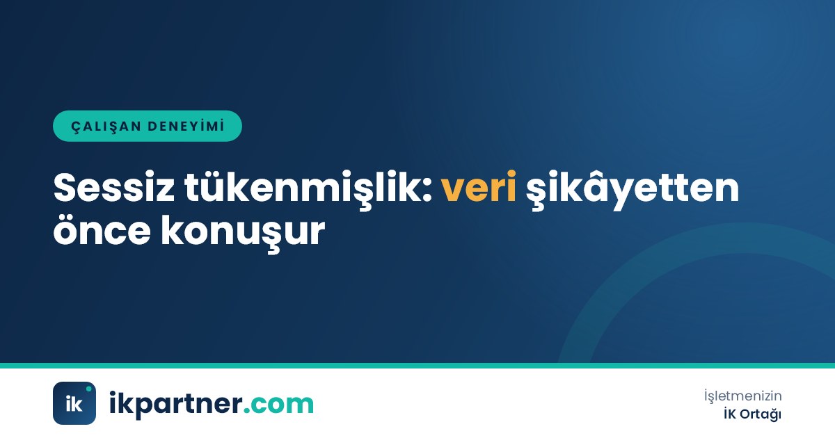 Puantaj ve izin verilerini gösteren bir grafik ekranı önünde yorgun görünen bir çalışan silüeti