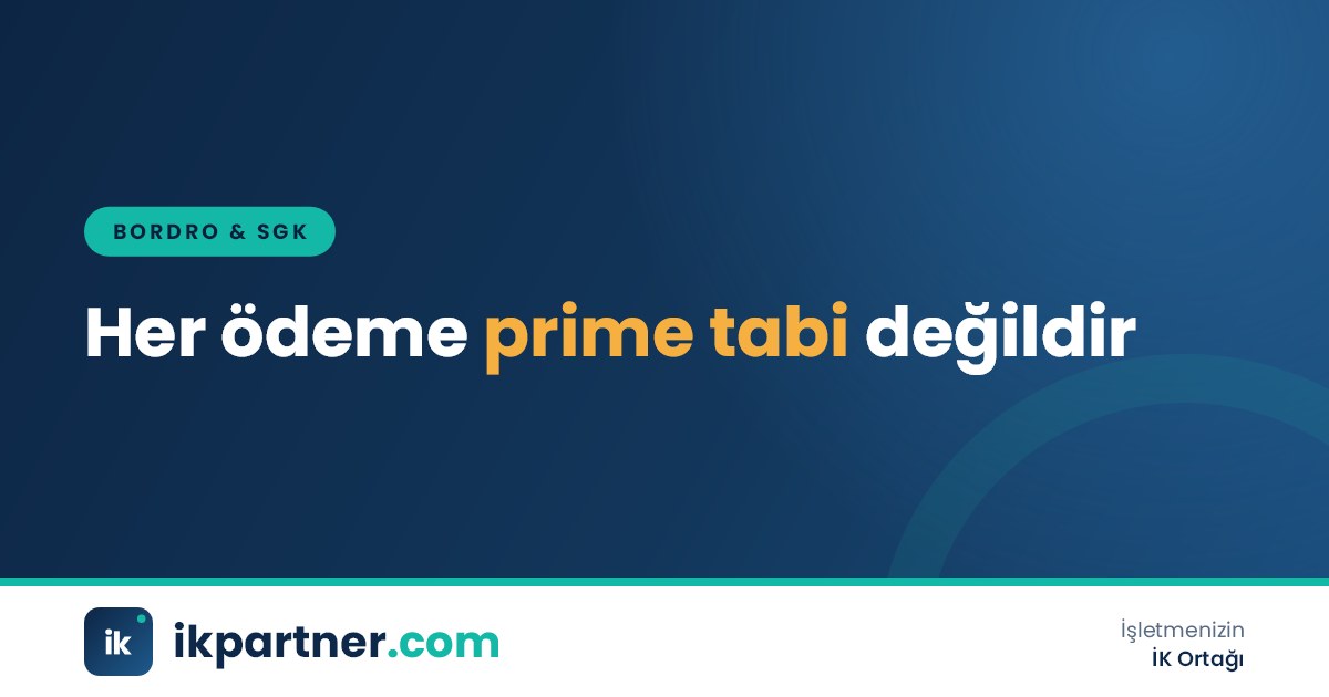 Bordro üzerindeki ödeme kalemlerini primli ve primsiz olarak ayıran renkli işaretler