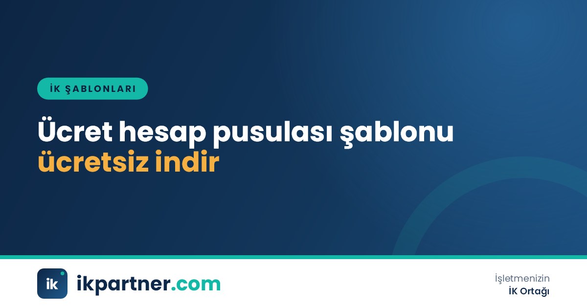 2026 oranlarıyla hesap yapan ücret hesap pusulası Excel şablonu kapak görseli