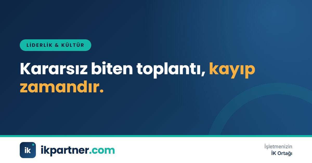 Kısa ve odaklı bir toplantıda gündemi takip eden küçük bir ekip