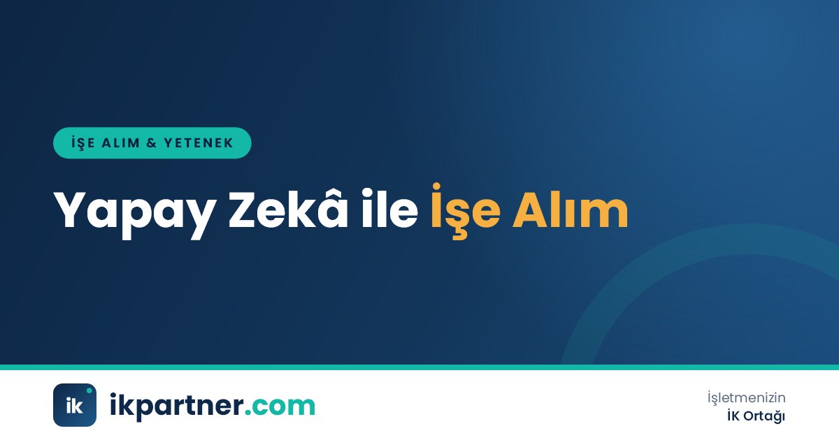 Yapay zekâ ile işe alımda CV tarama, ön eleme ve insan denetimini anlatan kapak görseli