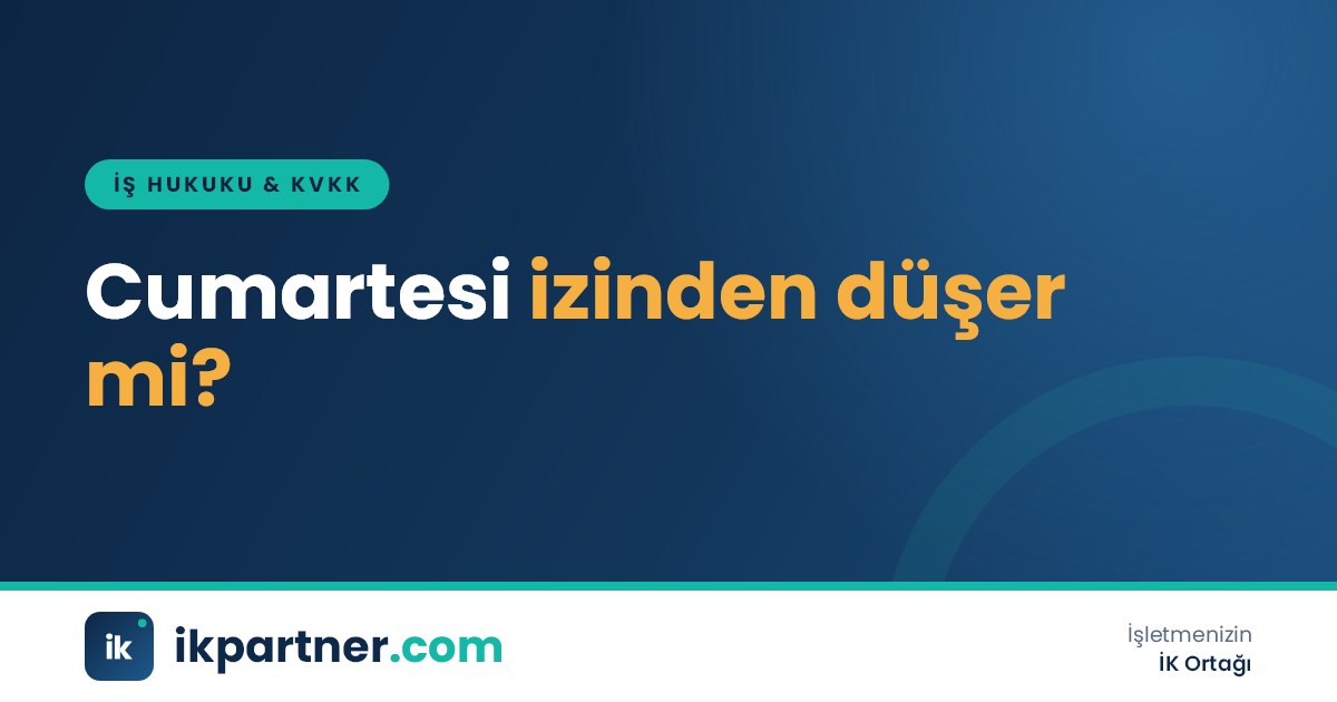 Hafta tatili ve resmi tatil günleri farklı renklerle işaretlenmiş bir izin takvimi görseli