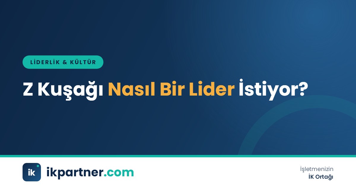 Z kuşağı liderlik beklentilerini ve genç çalışanları yönetmeyi anlatan kapak görseli